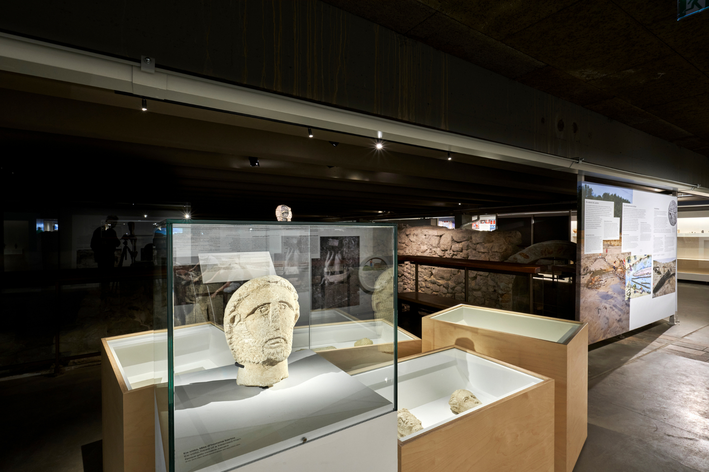 Archaeological crypt museum Paris on ile de la cité center Paris Parvis of Notre Dame de Paris Cathedral Underground Entry Tickets Museum Remains Port Roman Empire Gallo Roman Seine river