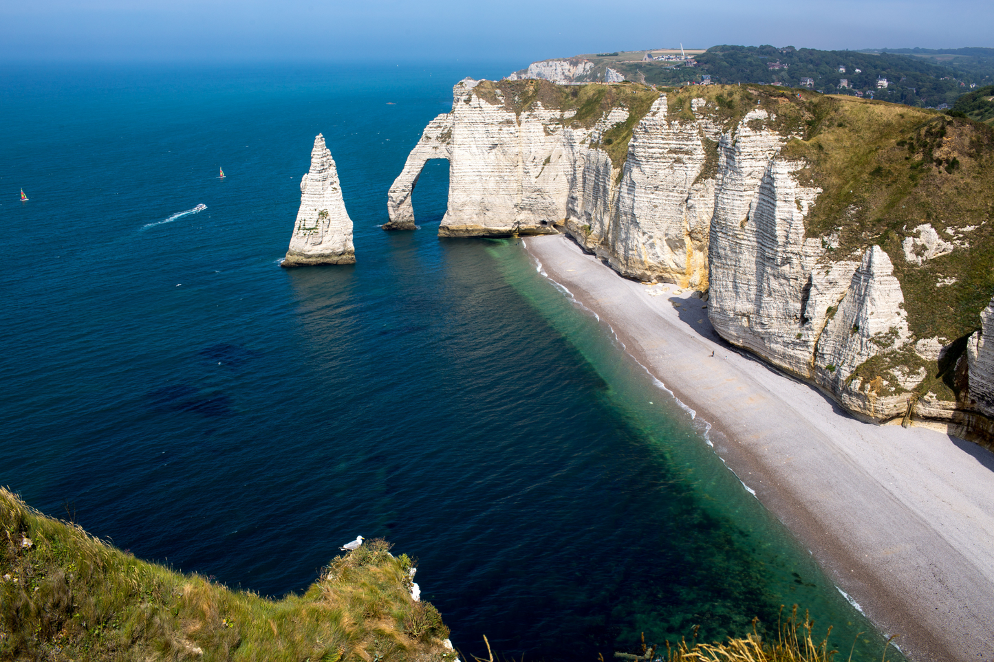 Étretat cliffs in Normandy blue water excursion day trip from Paris