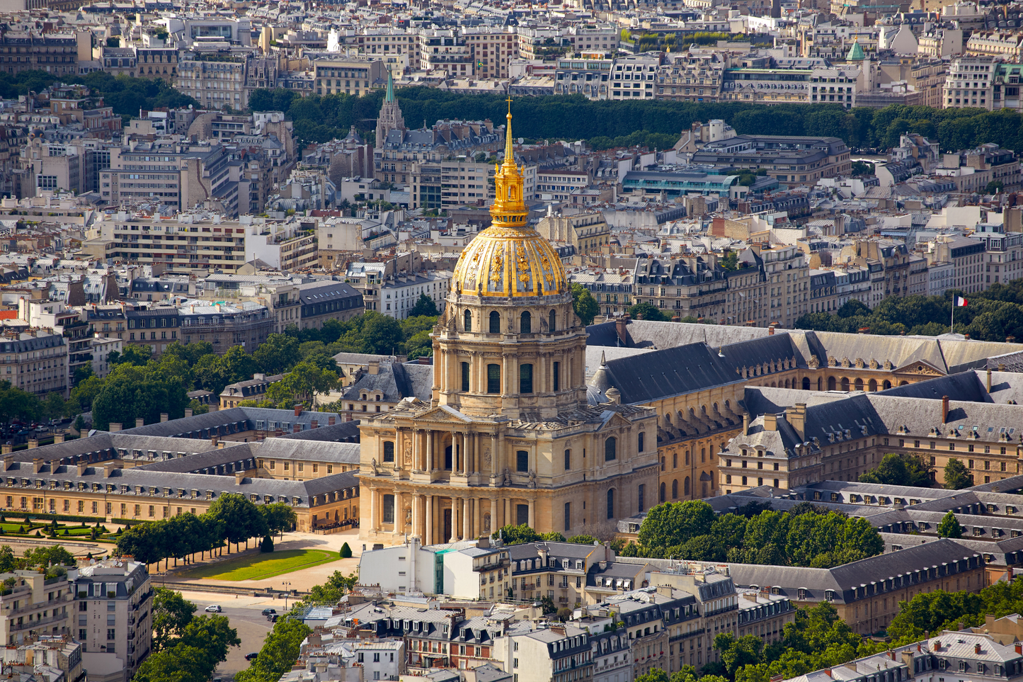 Drone footage invalides dome Napoleon Tomb Army Museum Paris entry tickets