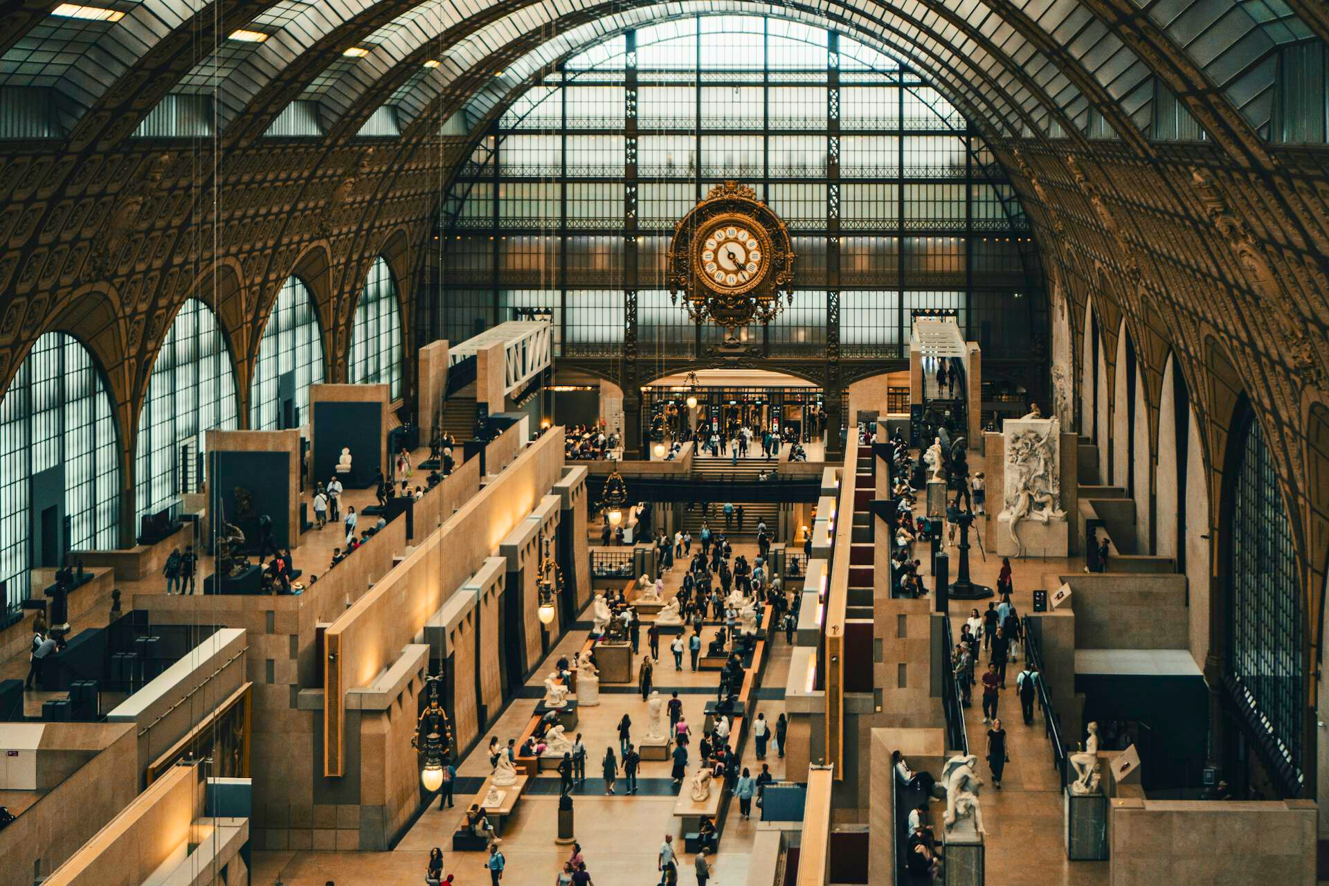 Inside Orsay Museum Old Train Station